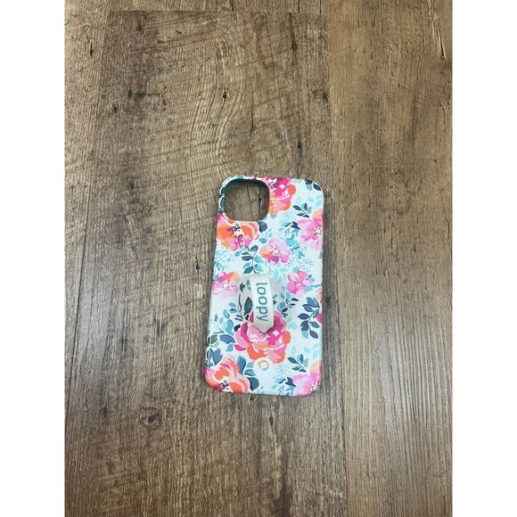 Loopy Case Gardenia Floral IPhone 13/14 6.1" Screen Righty W/Pouch - Picture 1 of 8